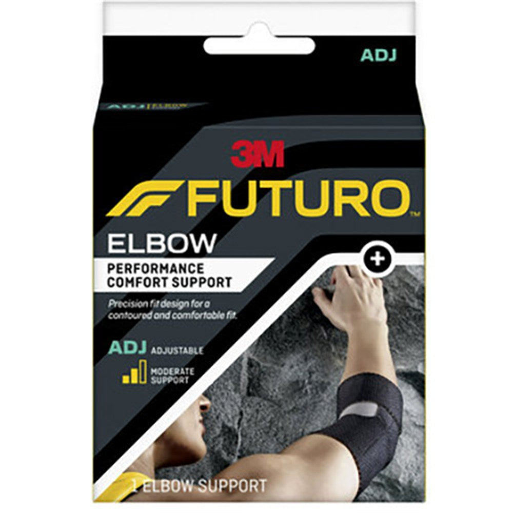 3M FUTURO Performance Comfort Elbow Support, Adjustable, 2/pk, 6 pk/cs. MPN: 01038ENR