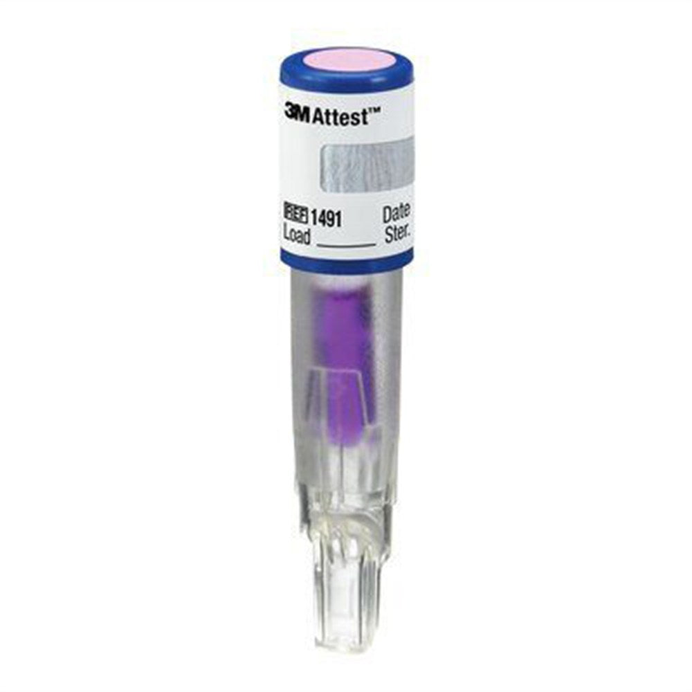 3M ATTEST Super Rapid Readout Biological Indicator, Blue Cap, 50/bx, 4 bx/cs. MPN: 1491