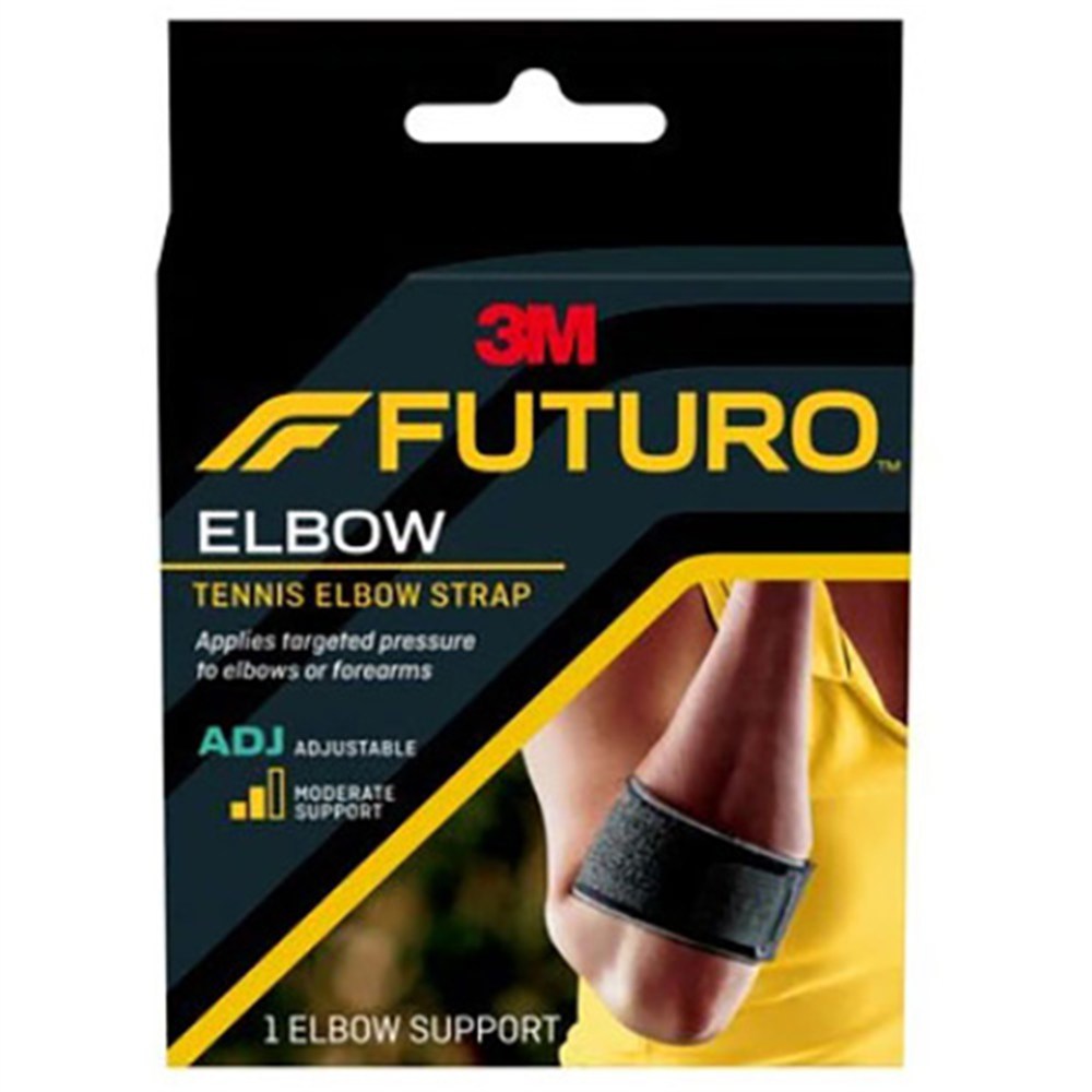 3M FUTURO SPORT Tennis Elbow Support, Adjustable, One Size, 3/pk 8 pk/cs. MPN: 45975ENR