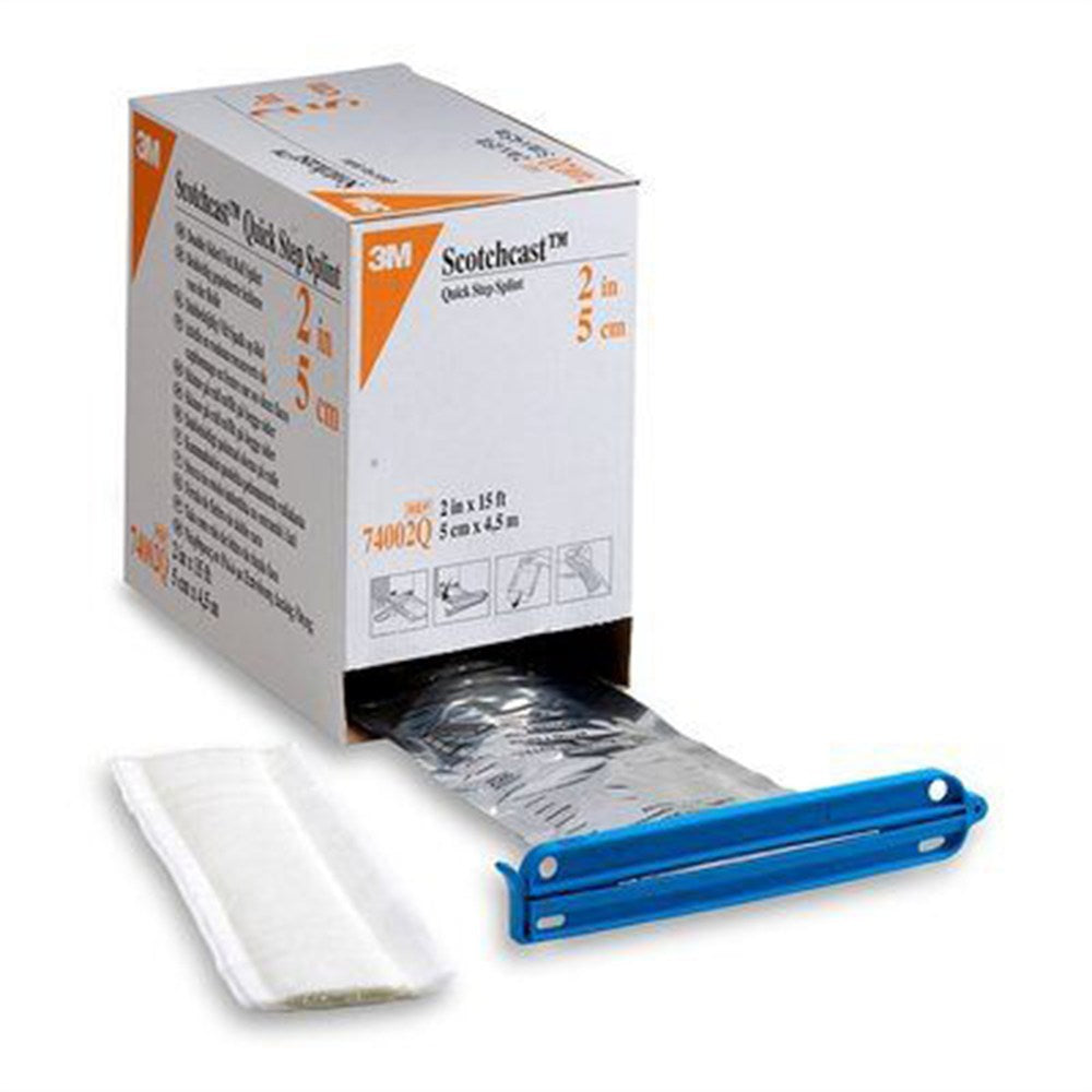 3M SCOTCHCAST QUICK STEP Double Sided Felt Splint, 2" x 15 ft Roll, 1 rl/bx, 2 bx/cs. MPN: 74002Q