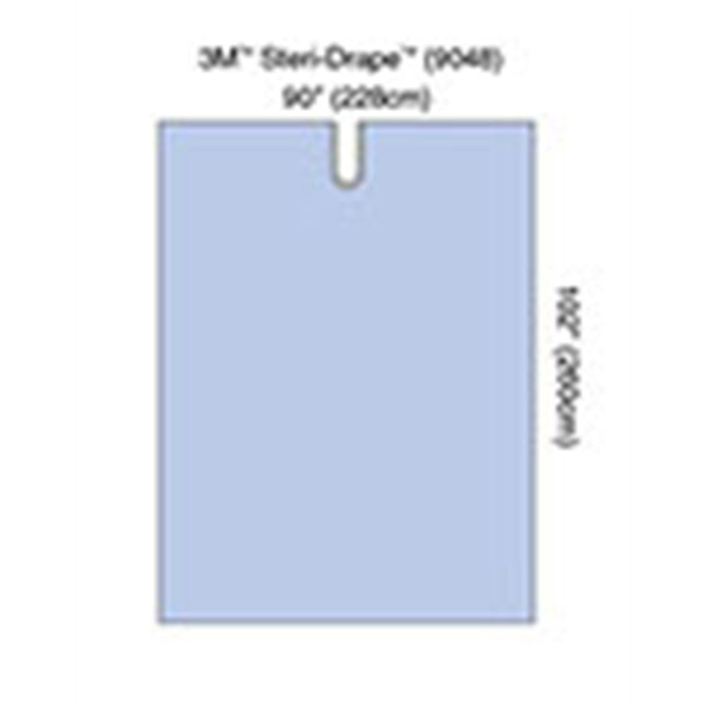 3M Neurology STERI-DRAPE Adhesive Split Sheet, 90" x 102". MPN: 9048