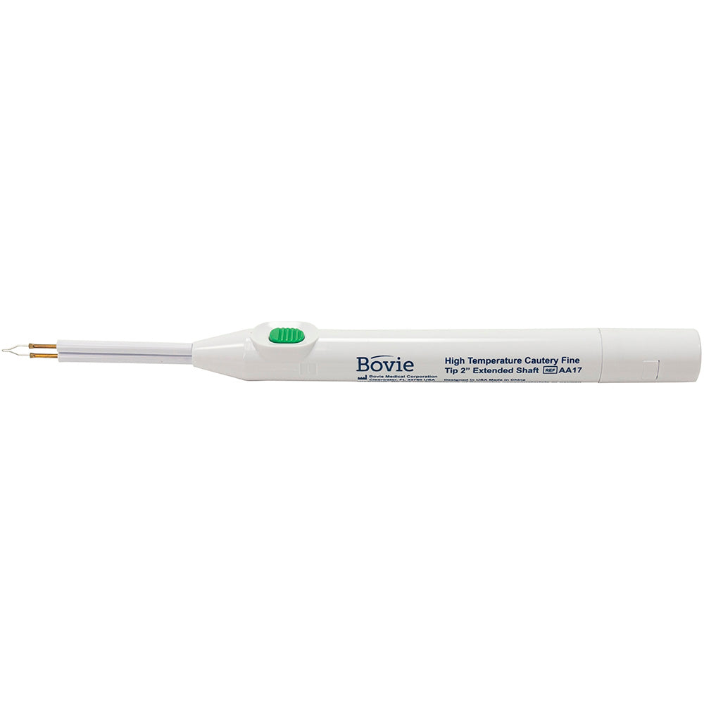 BOVIE Disposable Sterile Cautery, High Temp, Fine Tip with extend 2" shaft, 2200 degree F, 10/box. MPN: AA17