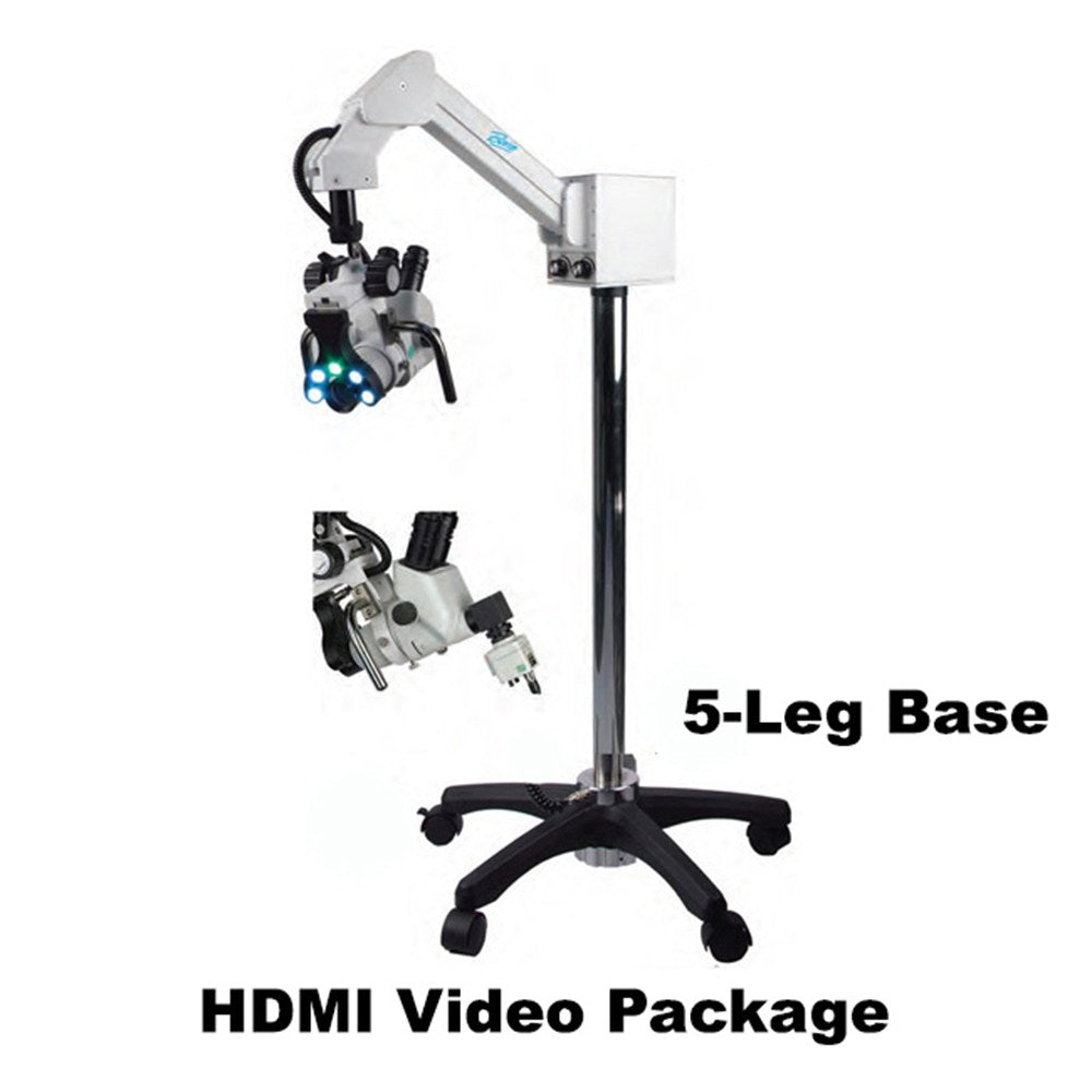 COLPO-MASTER I Suspension-Arm LED Colposcope, HDMI Video Package with HD Camera, 5 Leg Base. MPN: CS-105T-HD