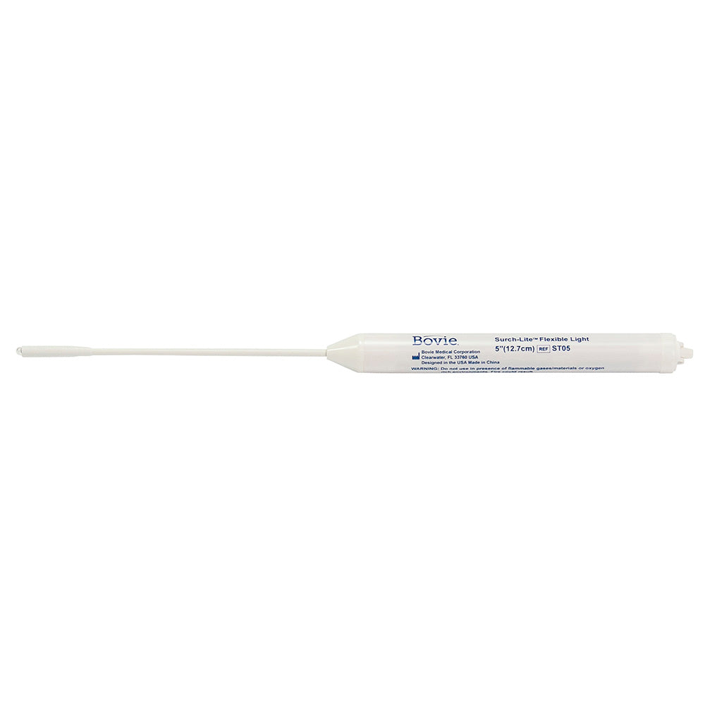 BOVIE Surch-Lite Disposable Sterile 5" Flexible Shaft Light, 10/box. MPN: ST05