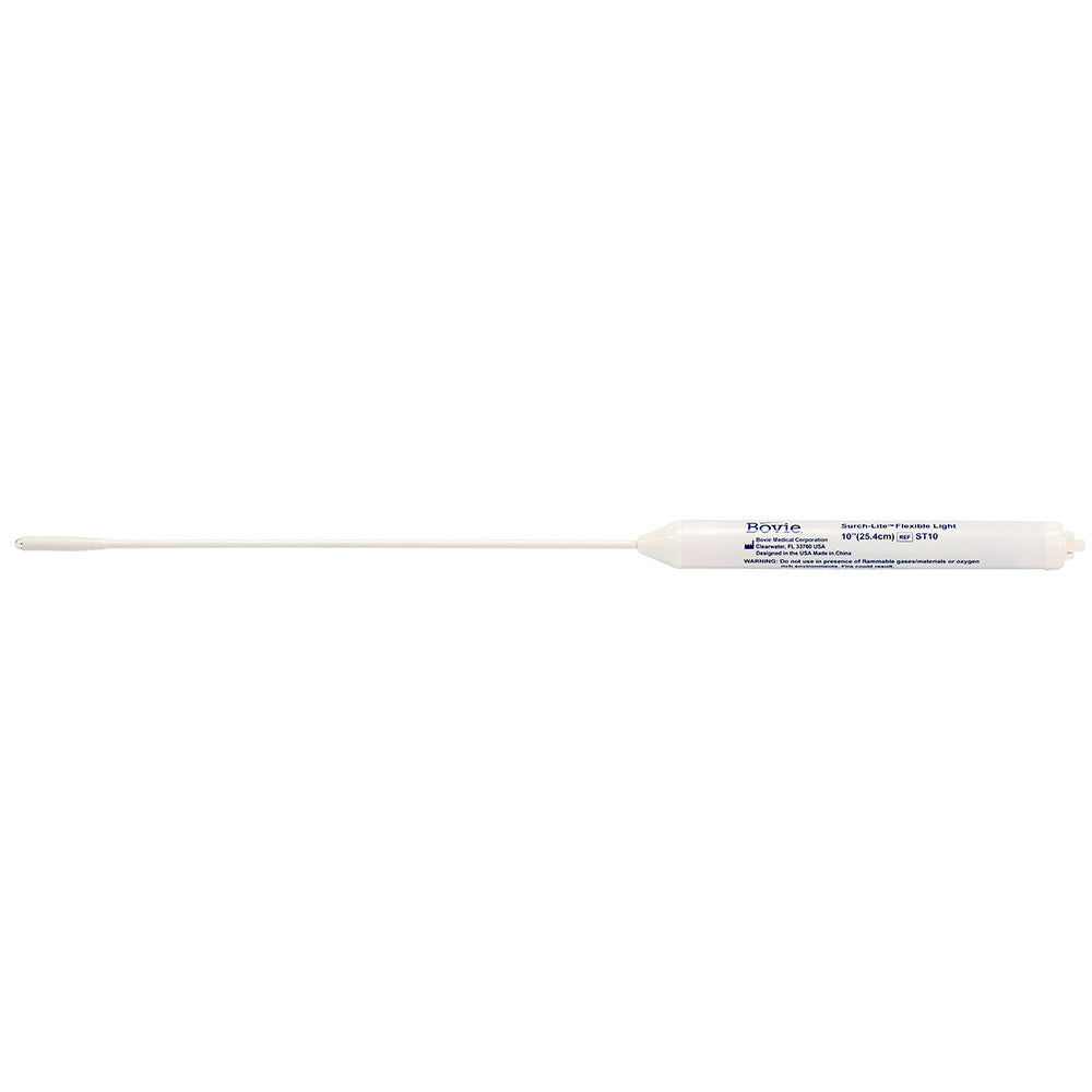 BOVIE Surch-Lite Disposable Sterile 10" Flexible Shaft Light, 3/box. MPN: ST10