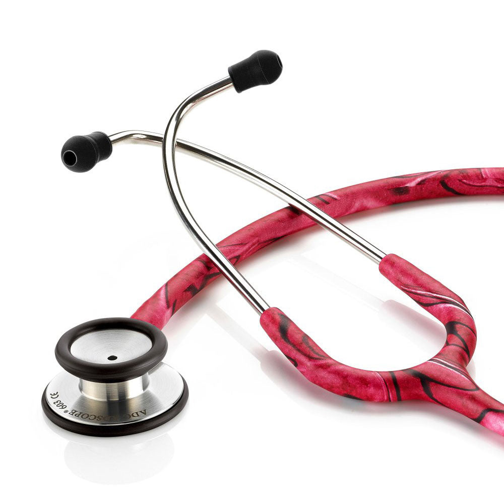 ADC ADSCOPE 603 Clinician Adult Stethoscope, Midnight Rose. MPN 603MR