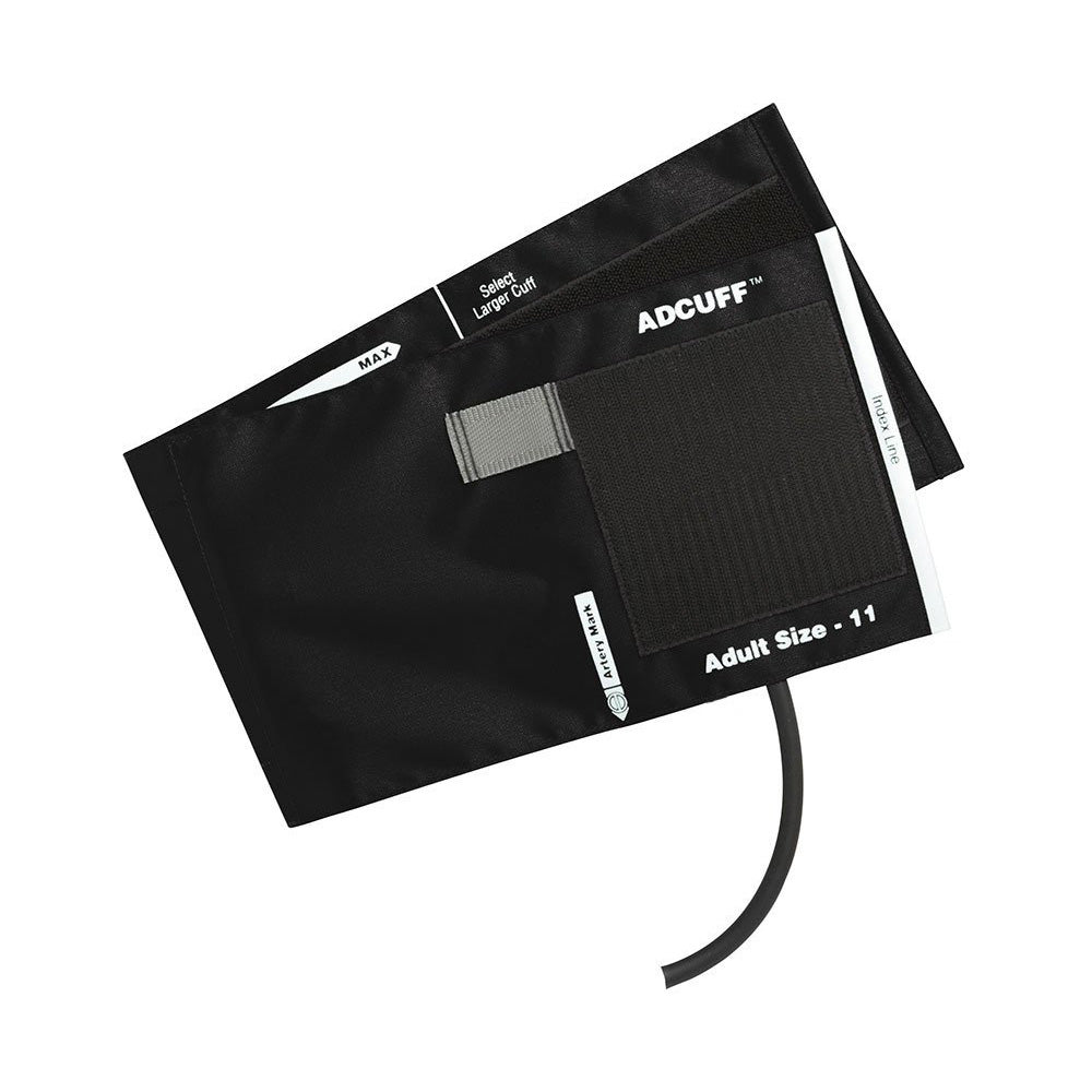 ADC ADCUFF Cuff & Bladder, 1 Tube, ADULT, BLACK. MPN 845-11ABK-1