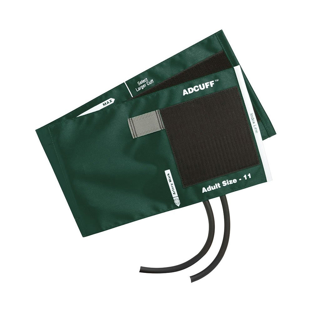 ADC ADCUFF Cuff & Bladder, 2 Tube, ADULT, DARK GREEN. MPN 845-11ADG-2