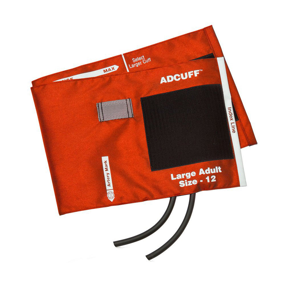 ADC ADCUFF Cuff & Bladder, 2 Tube, LARGE ADULT, ORANGE. MPN 845-12XOR-2