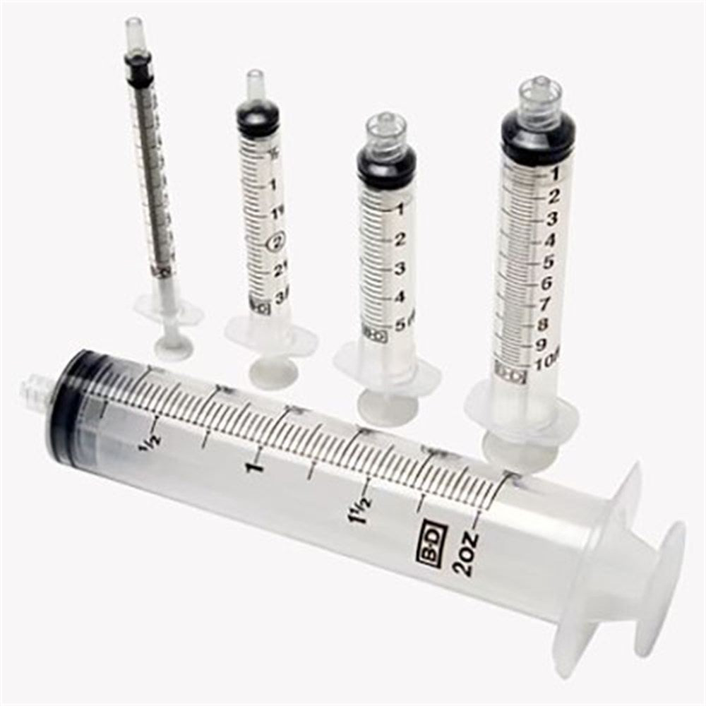 BD Syringe Only, 3mL with slip tip, Non-Sterile, Bulk, 1600/case. MPN: 301077
