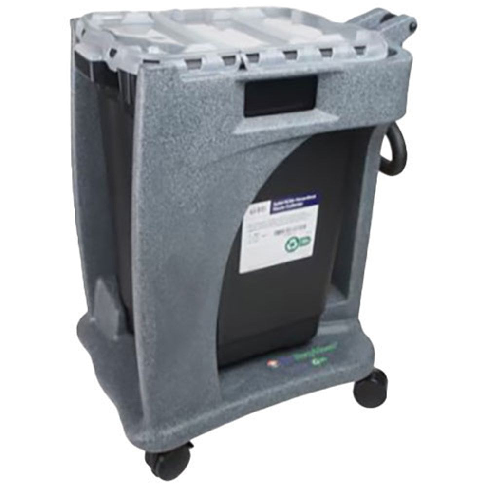 BD Recykleen Sharps Container Basic Trolley, 17/19 gal, Granite. MPN: 305092