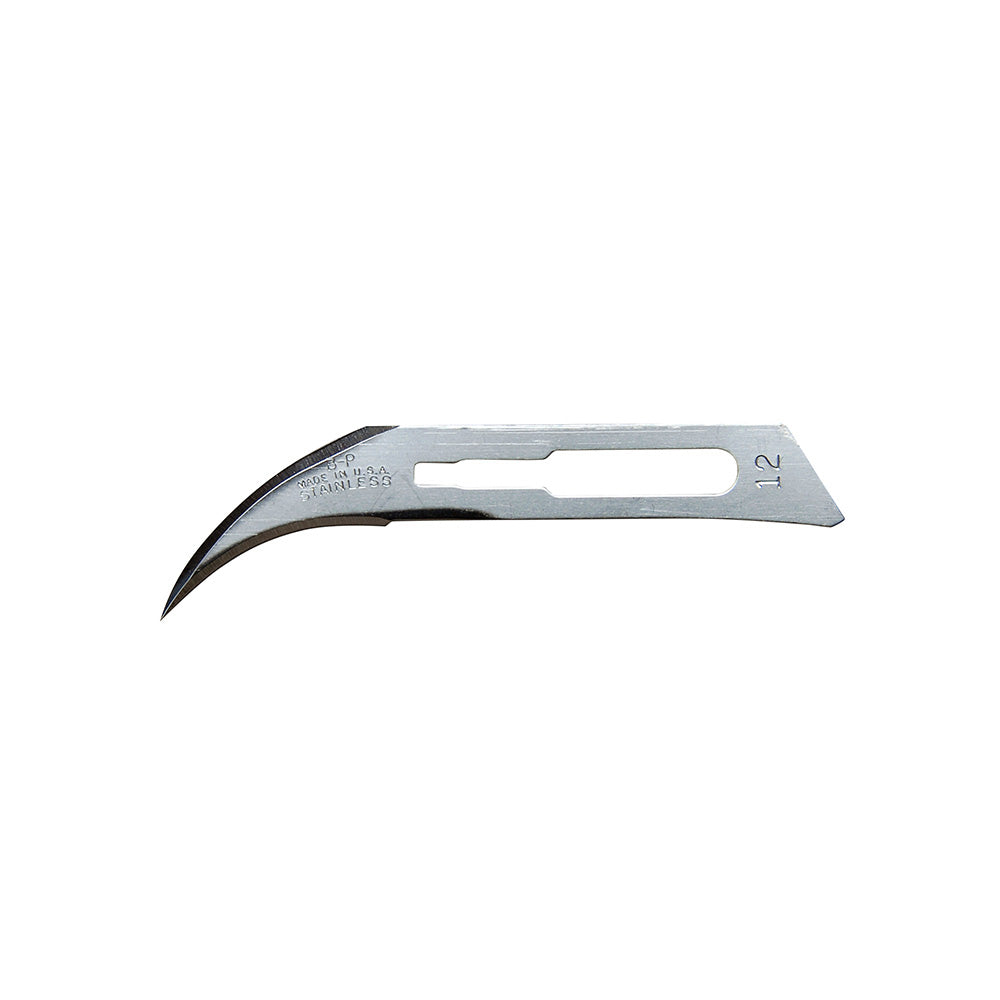 Aspen Bard-Parker Special Surgeon's Blade, Size 12B, Periodontal Blade, 50/box, 3 box/case. MPN: 371712