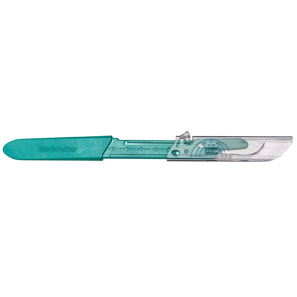 Aspen Bard-Parker Protected Disposable Scalpels, Size 22, Sterile, 10/box, 10 box/case. MPN: 372622