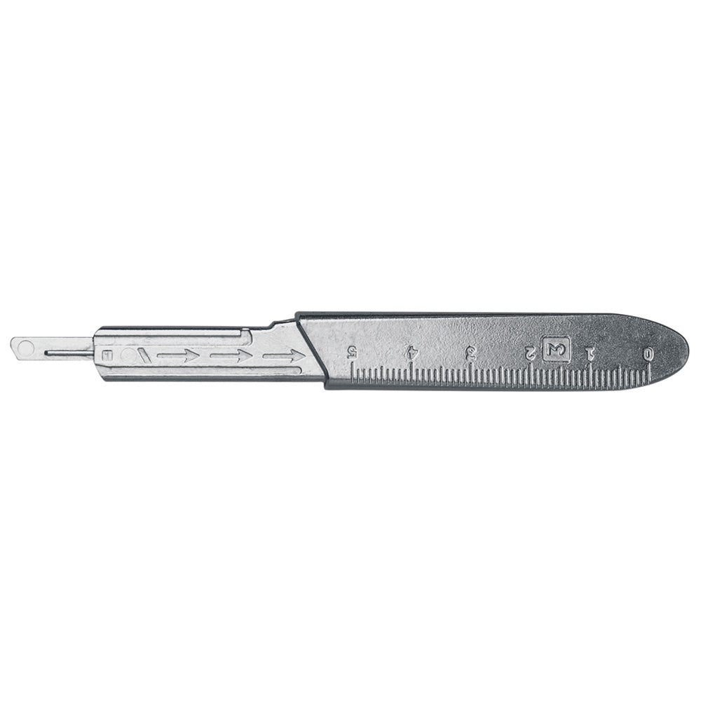 Aspen Bard-Parker Protected Blade System, Size 3, Metal Handle, 5/case. MPN: 374030