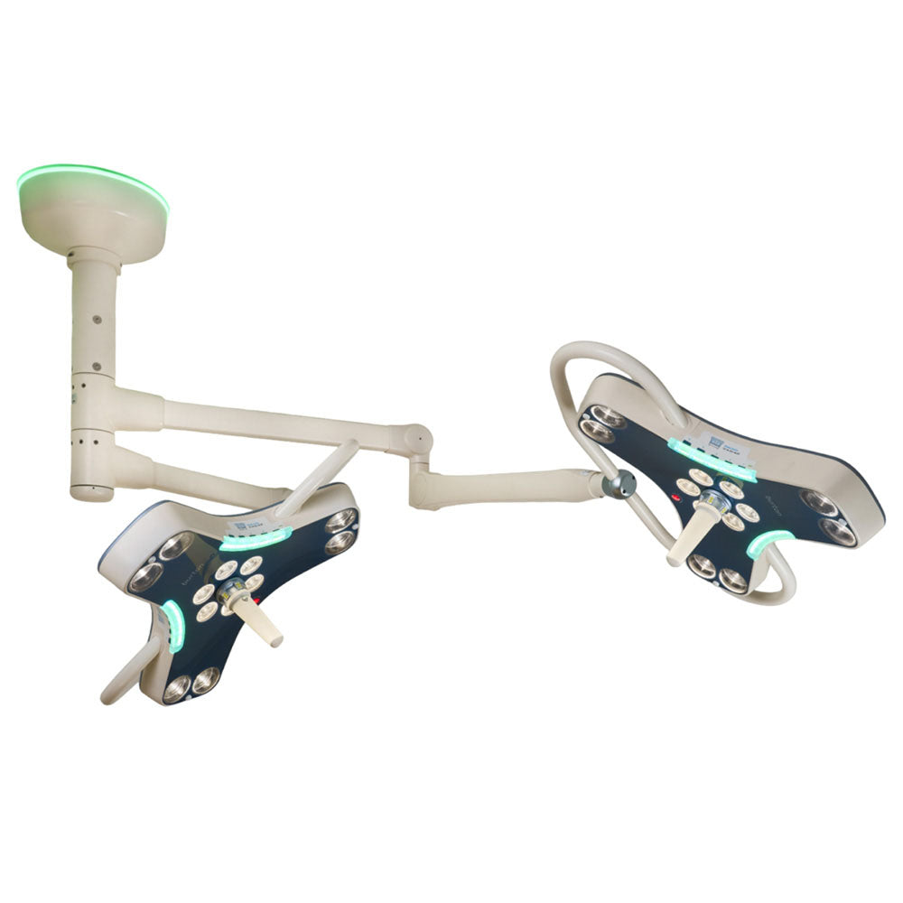 BURTON APEX 160 LED Surgical Light- Dual Ceiling, 160,000 Lux, 850mm, 1000mm Arms, Long. MPN: AP160B22