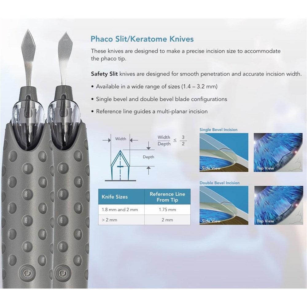 Beaver Xstar Safety Slit Knife, 2.85 mm, 45° Angled, Double Bevel. MPN: 378829 - Image 2