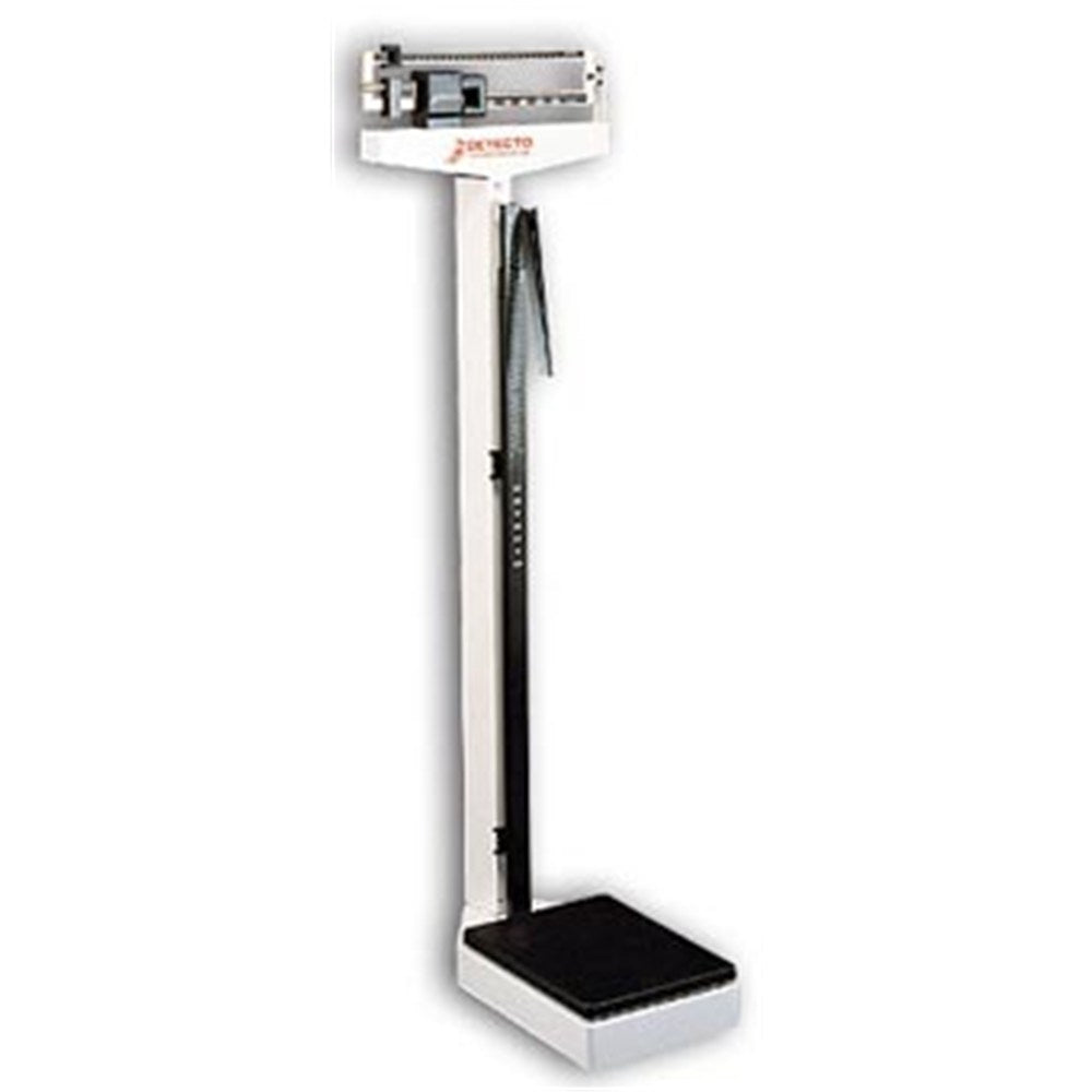 Detecto Eye-Level Mechanical Physician Scale-Dual Reading-(440lb/200kg) with height rod. MPN: 339