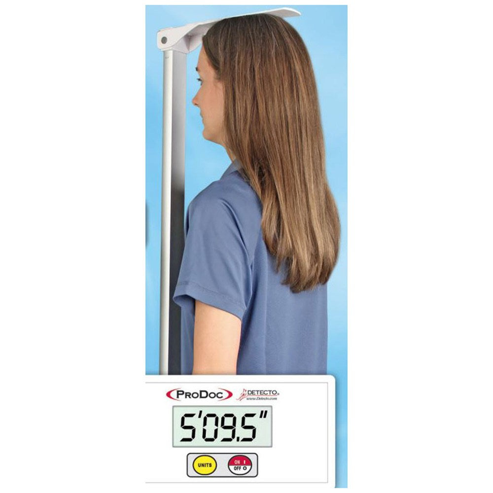 DETECTO Digital Height Rod / Stadiometer, Wall Mount. MPN: DHRWM - Image 2