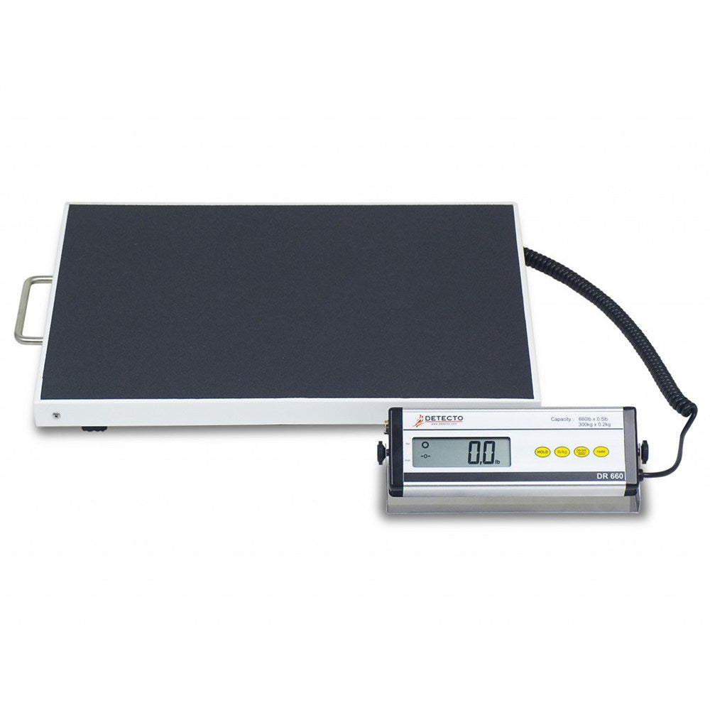 DETECTO Portable Bariatric Digital Floor Scale, 660 lb. MPN: DR660