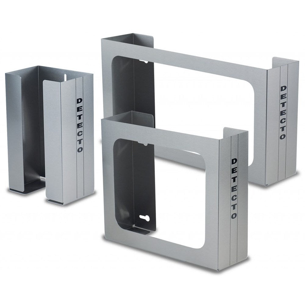 DETECTO Stainless Steel Glove Box Holder, Wall Mount, Holds 2 Glove Boxes. MPN: GH2SS - Image 2