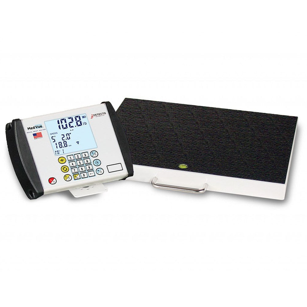 DETECTO Portable Low-Profile Digital Healthcare Scale, 600 lb / 270 kg. MPN: GP-600-MV1