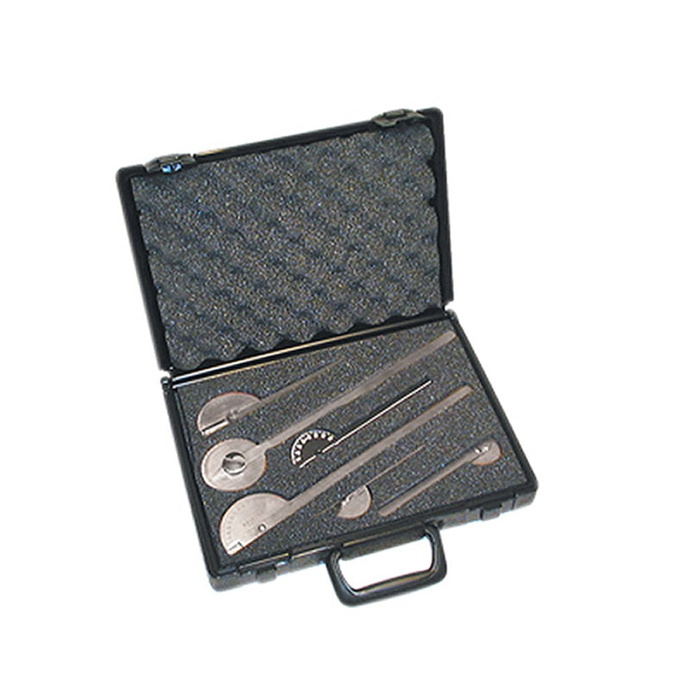 BASELINE 6-Piece Metal Goniometer Set with Case. MPN: 12-1043