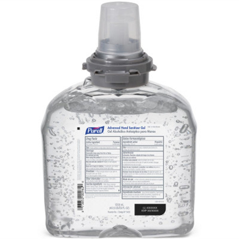 PURELL Advanced Hand Sanitizer Refreshing Gel, 1200mL Refill for TFX Dispenser. MPN: 5456-04