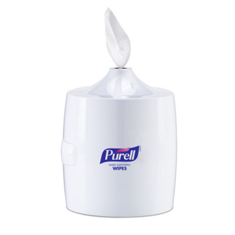 PURELL High-Capacity Wall-Mount Dispenser for PURELL Hand Sanitizing Wipes, White. MPN: 9019-01