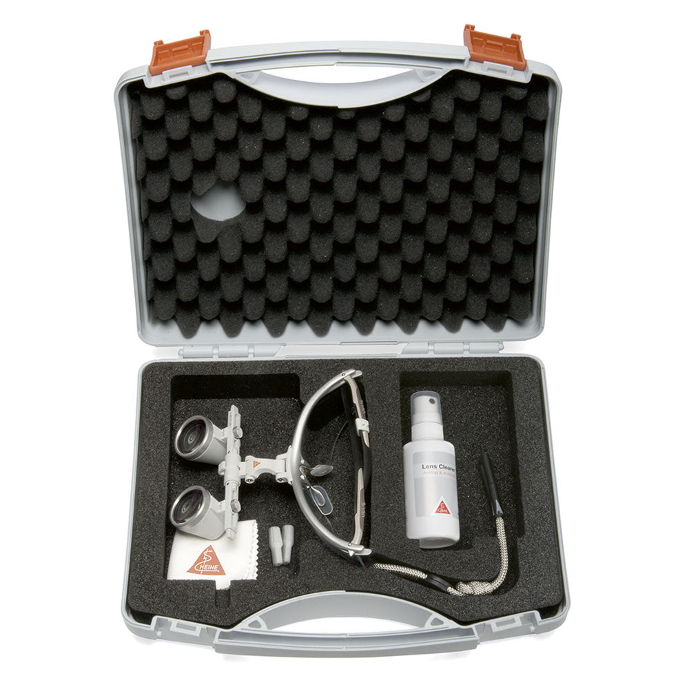 HEINE 2.5x HR Binocular Loupes Set on S-FRAME, 520mm (20") Working Distance. MPN: C-000.32.567 - Image 5