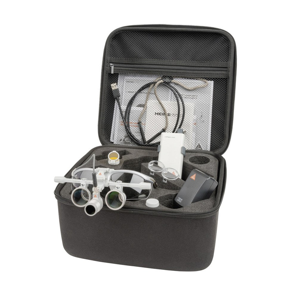 HEINE LED LoupeLight 2, mPack mini Battery Pack, S-Frame, HR Loupes 2.5x 340mm (13") Working Distance. MPN: C-008.32.450 - Image 3
