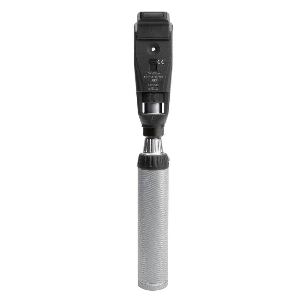 HEINE BETA 200 Retinoscope Set: BETA 200 LED Streak Retinoscope, BETA4 NT rechargeable handle, NT4 table charger, Hard Case. MPN: C-034.24.420 - Image 2