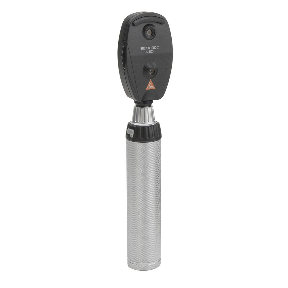 HEINE BETA 200 LED Ophthalmic Diagnostic Set: BETA 200 LED Ophthalmoscope, BETA 200 Streak Retinoscope, BETA4 NT Rechargeable Handle, NT4 Table Charger, Hard Case. MPN: C-145.24.420 - Image 3