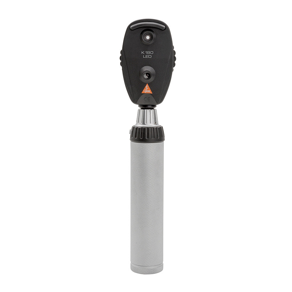 HEINE K180 Ophthalmoscope Set: K180 LED Ophthalmoscope with Aperture Wheel-1, BETA4 USB Rechargeable Handle, USB Plug-In Power Supply, Soft Pouch. MPN: C-182.28.388 - Image 2