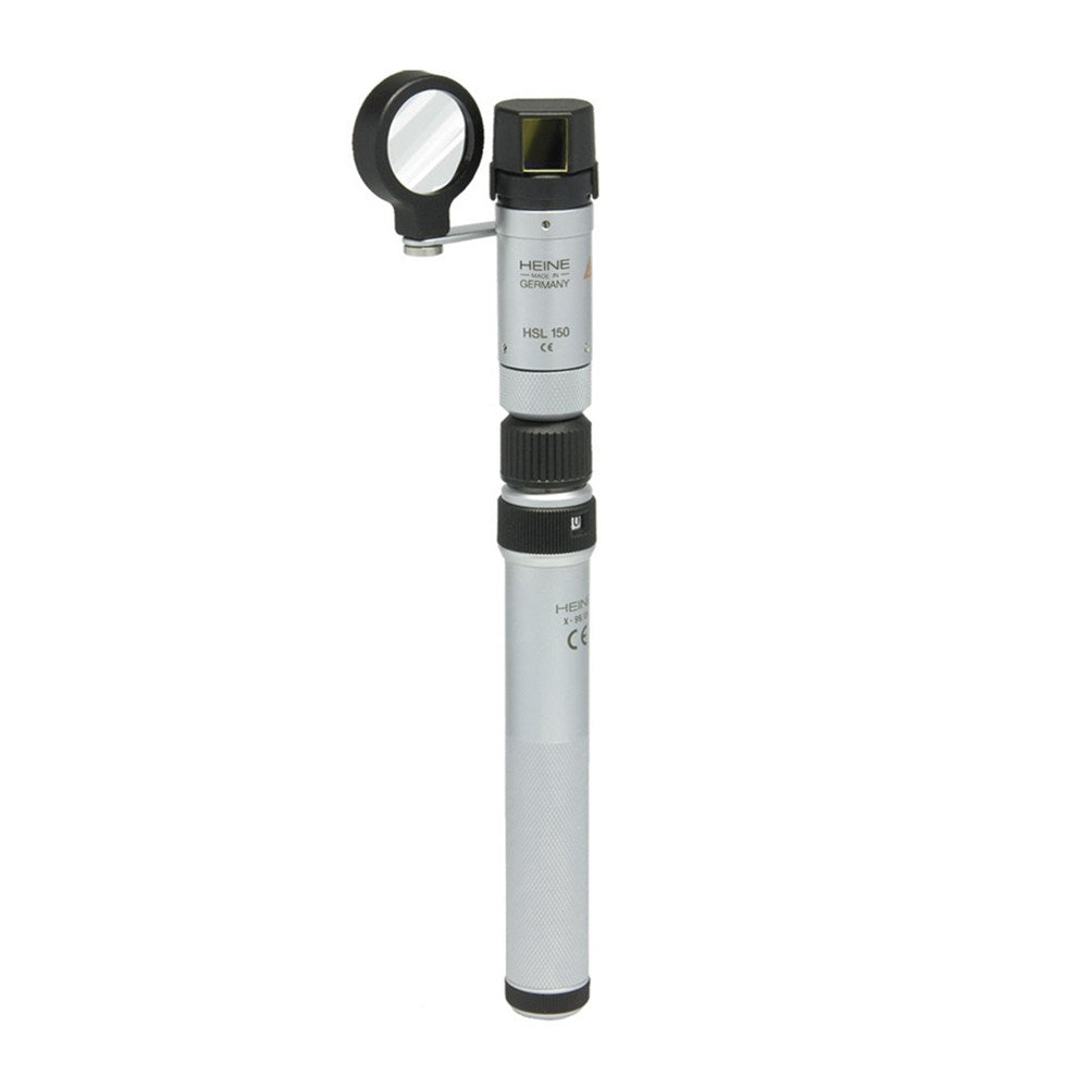 HEINE HSL 150 Hand-held Slit Lamp Set: BETA 4 SLIM NT Rechargeable Handle, NT 4 Table Charger, Hard Case. MPN: C-266.20.471 - Image 3