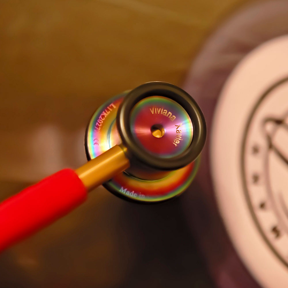 3M Littmann Classic II Infant Stethoscope, Black Tube. MPN: 2114 - Image 5