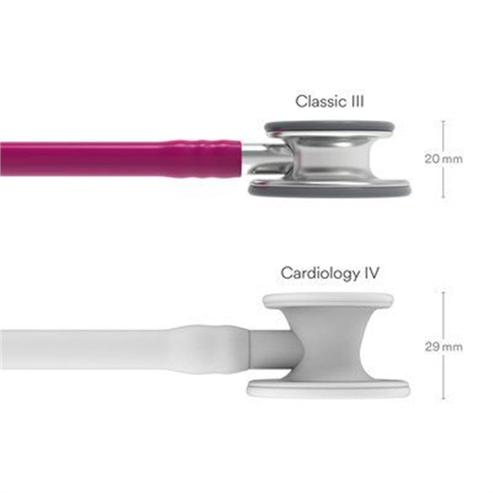 3M Littmann Classic III Stethoscope, Raspberry Tube. MPN: 5648 - Image 4