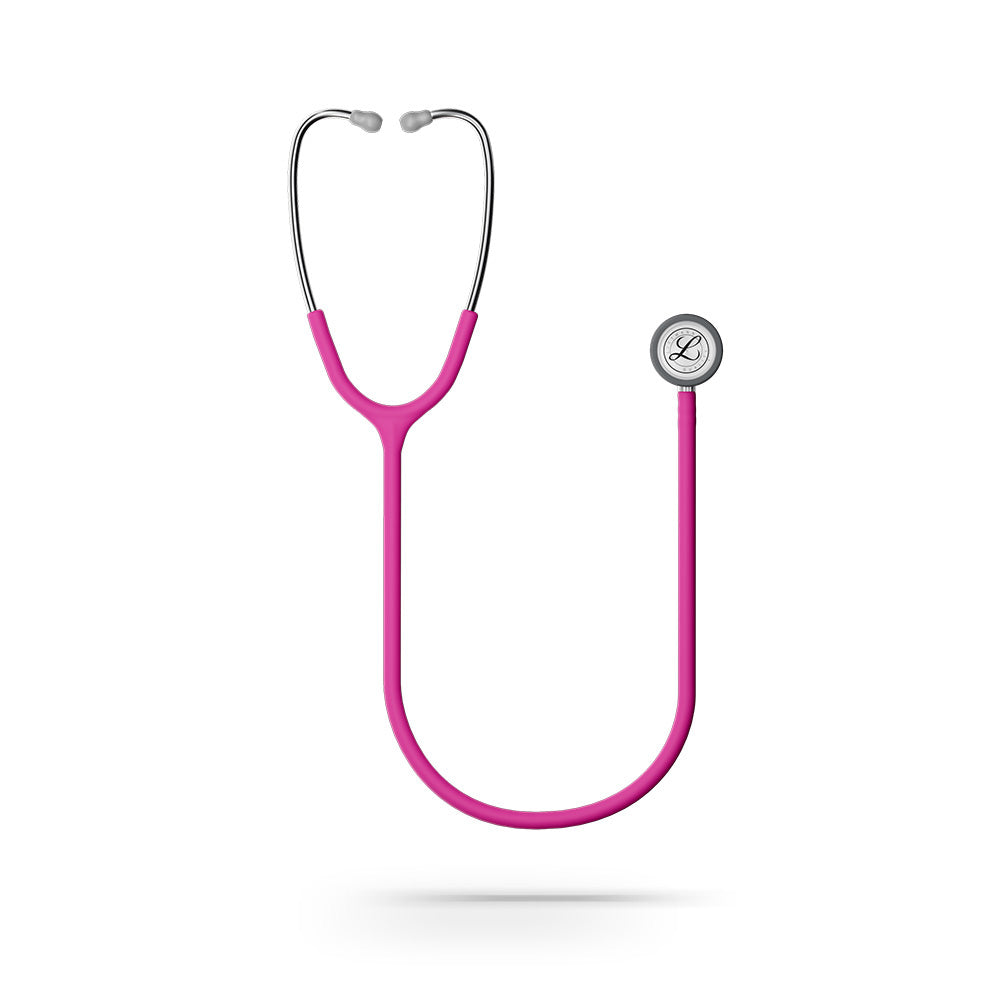 Littmann CLASSIC III Stethoscope, Stainless-Finish Chestpiece, Satin-Finish Raspberry Tube. MPN: 5648C - Image 3