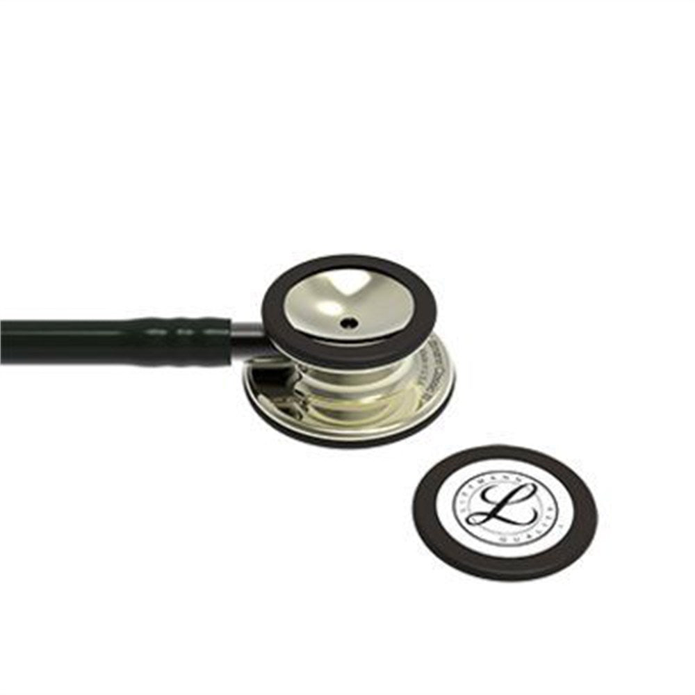 3M Littmann Classic III Stethoscope, Champagne Chestpiece, Black Tube, Smoke Stem & Headset. MPN: 5861 - Image 2