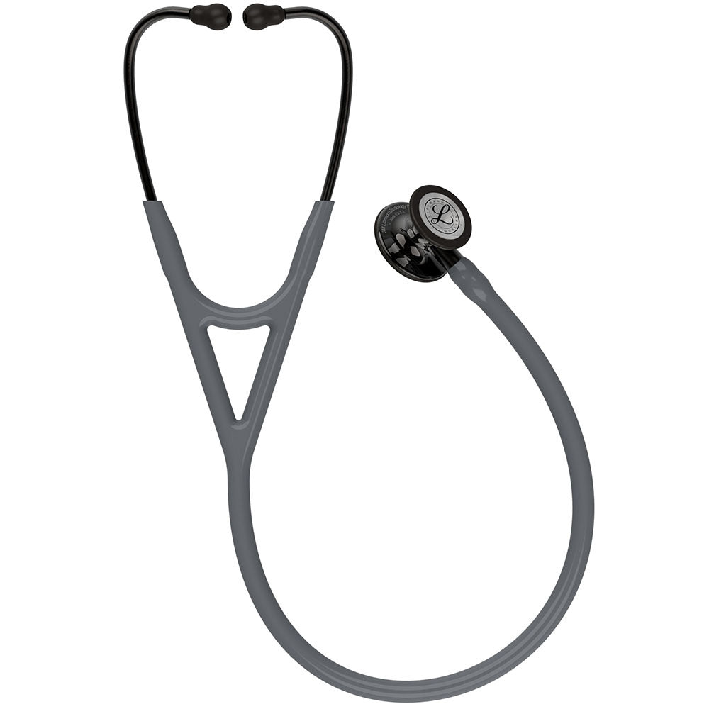 3M Littmann Cardiology IV Stethoscope, High Polish Smoke Chestpiece, Gray Tube, Smoke Stem, Smoke Headset. MPN: 6238 - Image 3