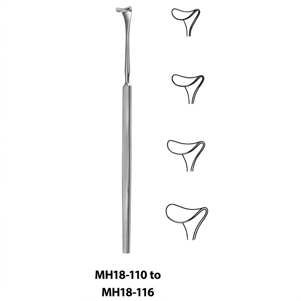 MeisterHand DESMARRES Lid Retractor, 5-1/2" (14 cm), size 2, 13 mm. MPN: MH18-112