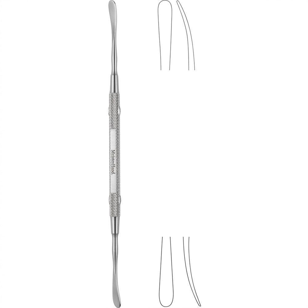 MeisterHand FREER Elevator, 7" (180mm), double-ended, sharp and blunt blades, 5mm wide. MPN: MH18-1968