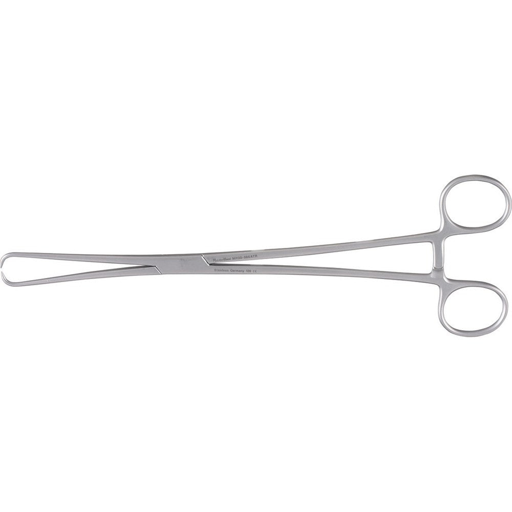 MeisterHand SCHROEDER Tenaculum Forceps, 10" (254mm), Rounded Jaw with Non-Overlapping Atraumatic Tips. MPN: MH30-966ATR