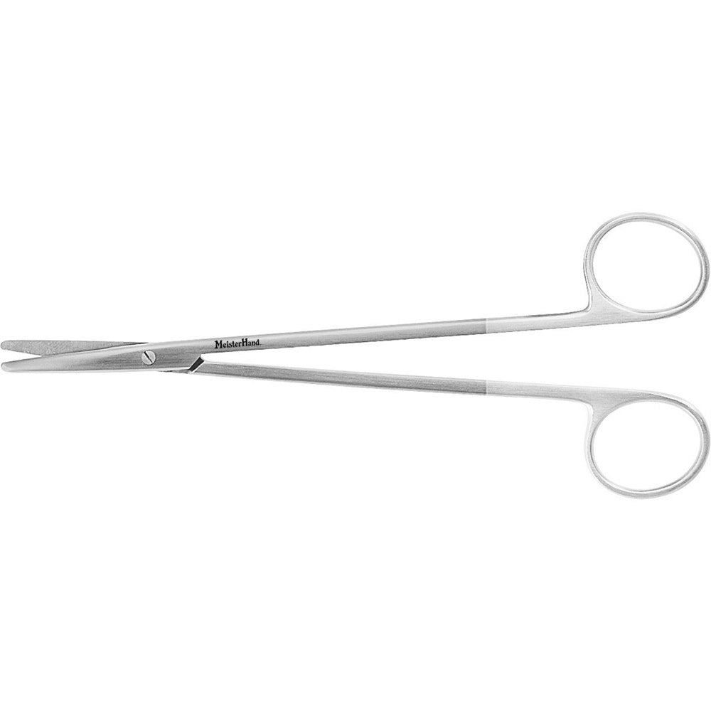 MeisterHand METZENBAUM Scissors, 7" (178mm), curved, blunt points, Tungsten Carbide. MPN: MH5-182TC
