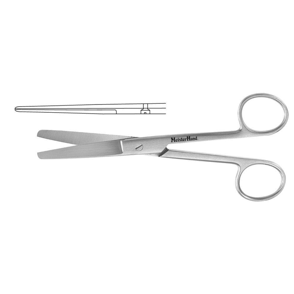 MeisterHand Operating Scissors, 4-3/4" (121mm), straight, blunt/blunt points. MPN: MH5-22