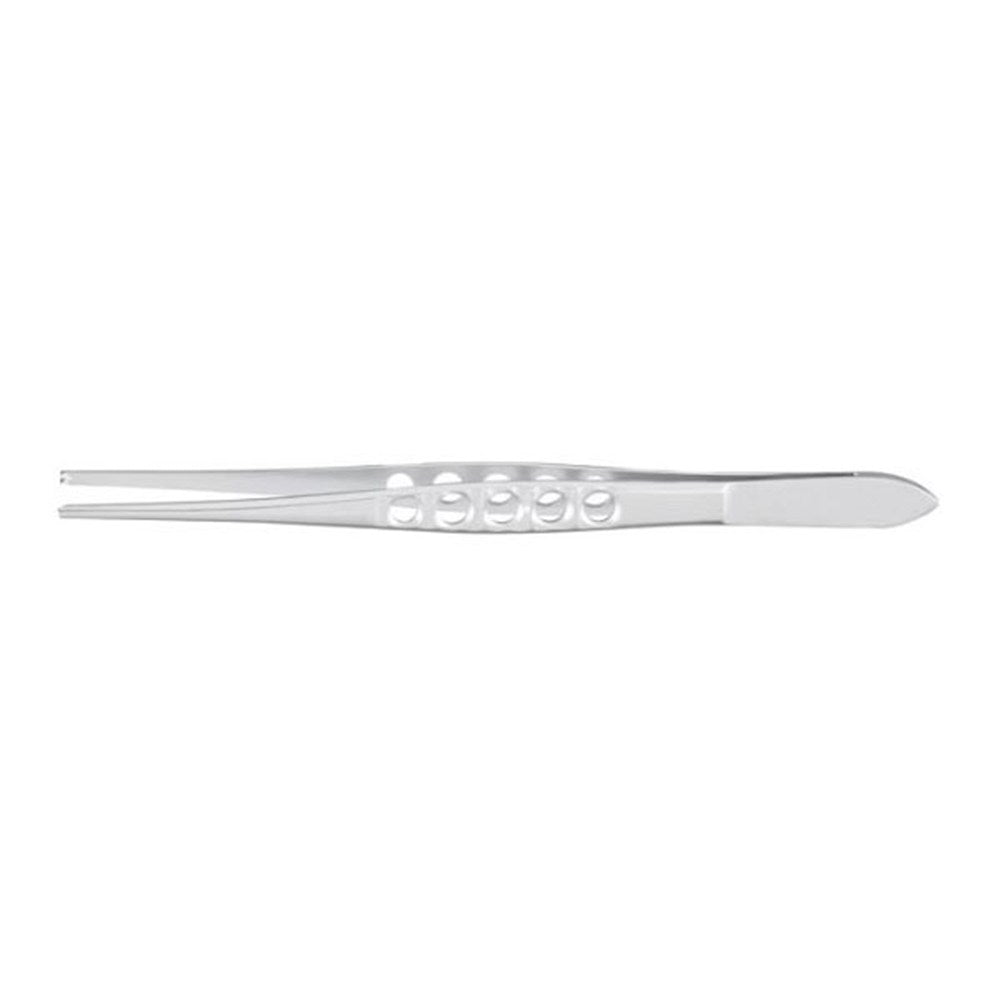MeisterHand Tissue Forceps, 4-5/8" (118mm), standard, 1 X 2 teeth, serrated handles. MPN: MH6-40