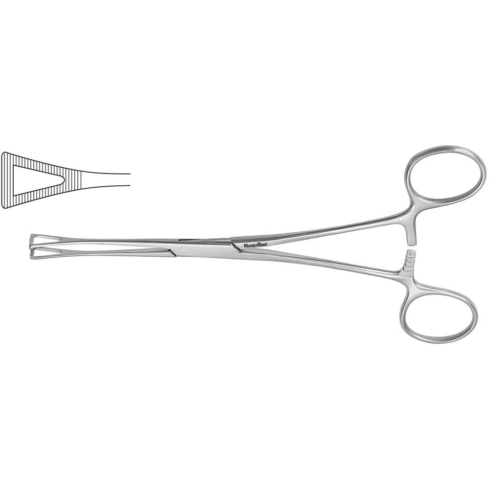 MeisterHand PENNINGTON Tissue Grasping Forceps, 6-1/4" (158mm), Triangular Jaws. MPN: MH7-220