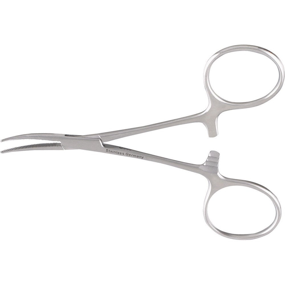 MeisterHand HARTMAN Mosquito Forceps, 4" (100mm), Curved, Serrated. MPN: MH7-26