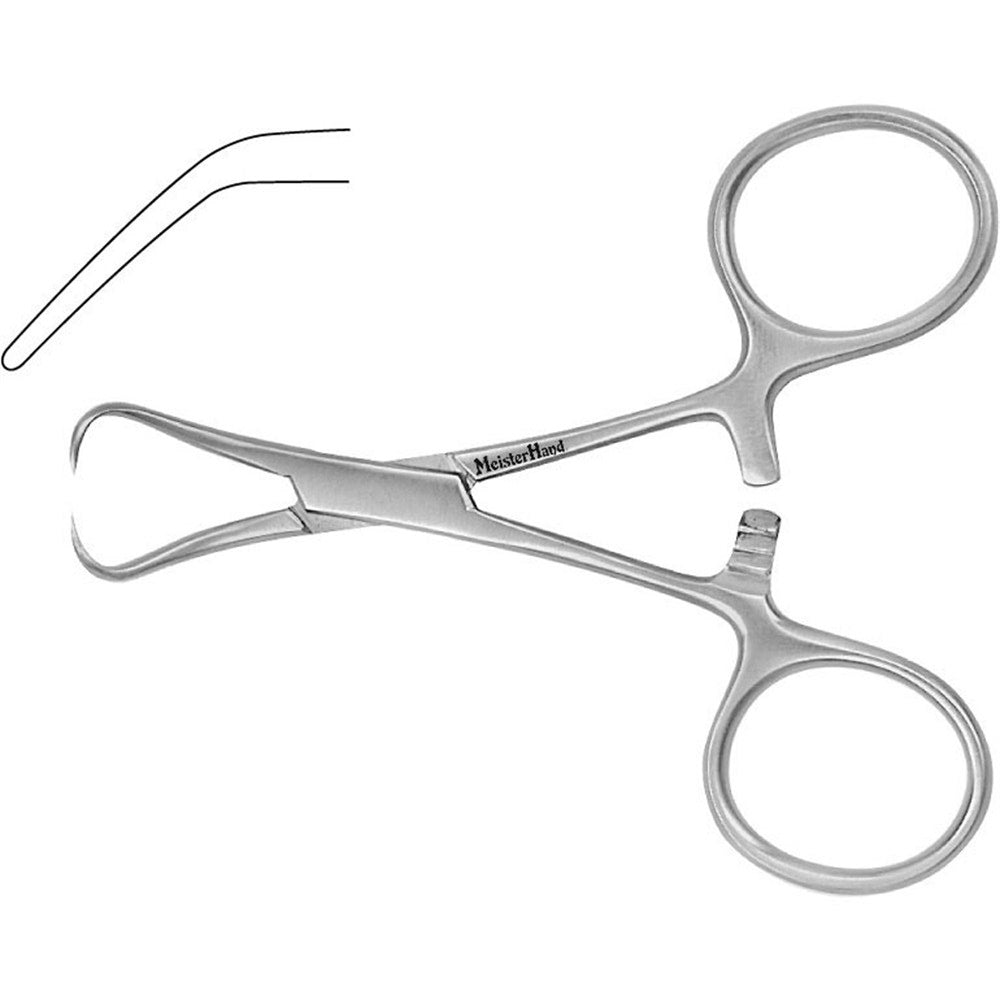 MeisterHand BACKHAUS Towel Clamp,3-1/2" (90mm). MPN: MH7-504