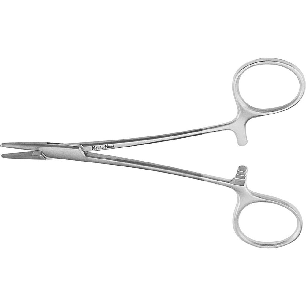 MeisterHand Webster Needle Holder, 5¼" (13.2 cm), Delicate Smooth Jaws, Tungsten Carbide. MPN: MH8-6TC
