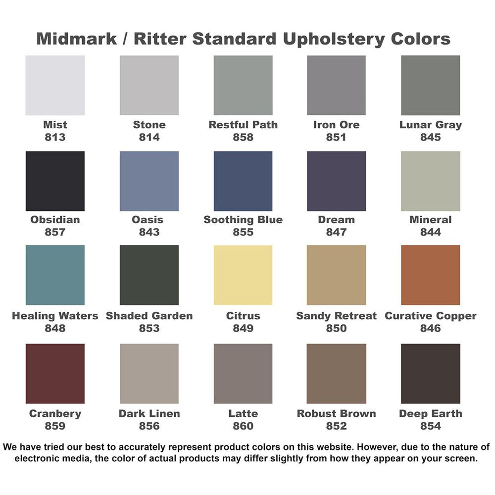 MIDMARK 32" Premium Upholstery Top for 626 Power Exam Chair. MPN: 002-2002 - Image 3